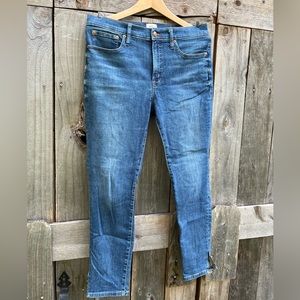 J Crew 9inch High-Rise Toothpick Jeans